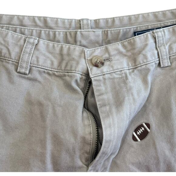 Vineyard Vines chino pants football embroidered khakis size 14 - Picture 7 of 8